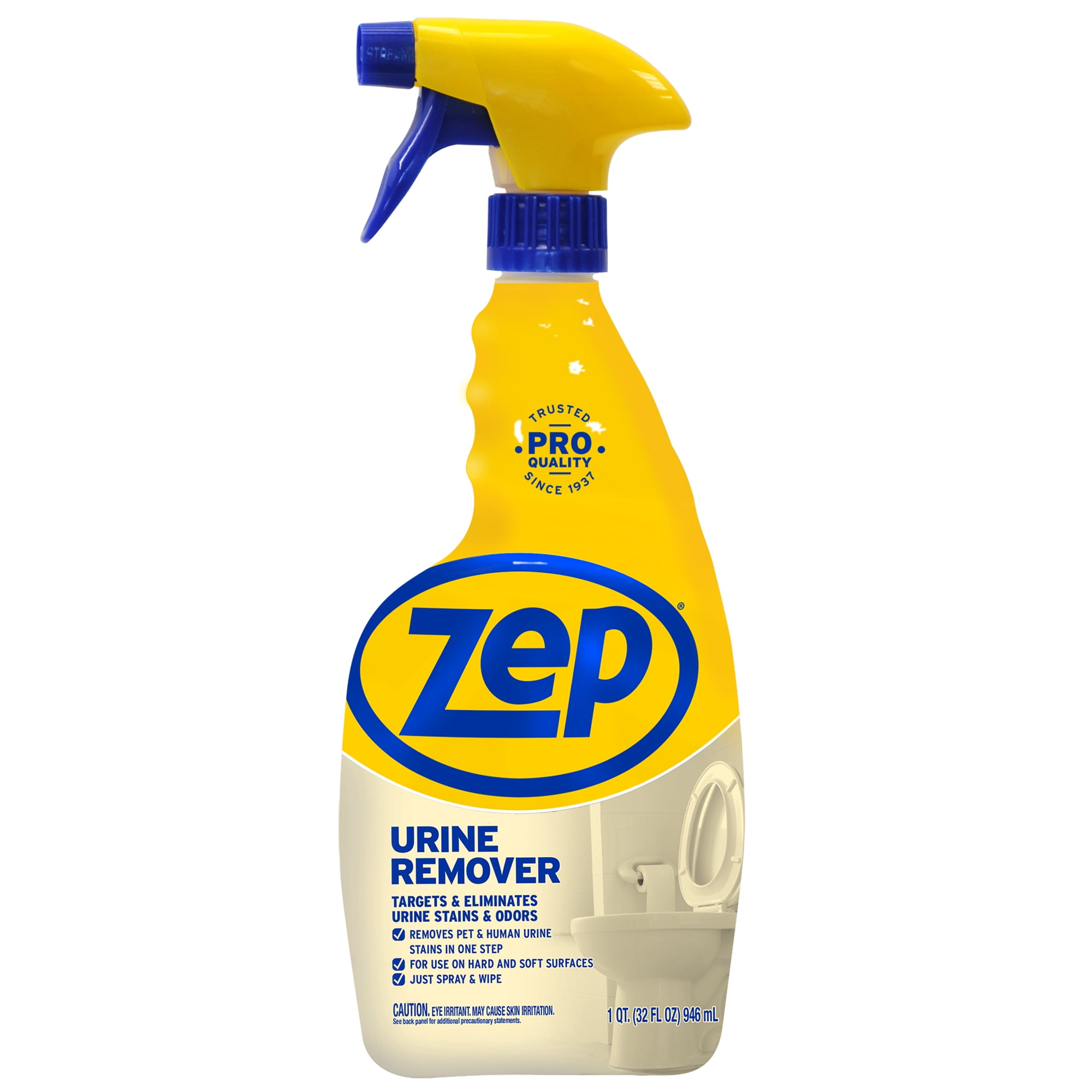 Zep Urine Remover - 32 oz. (Case of 12) ZUURMV32 - Targets and Eliminates Urine Odors and Stains, Use On Hard and Soft Surfaces