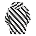 thumbnail image 3 of Black And White Striped 1 3D Print Hoodie Men Women Autumn Thin Pullover Sweatshirt Vintage Streetwear Tops, 3 of 6