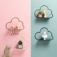 thumbnail image 4 of Coofit Floating Shelf Cloud Iron Wall Mounted Storage Rack Hanging Shelf Wall Decor, 4 of 10