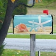 thumbnail image 5 of Summer Sky Beach Mailbox Cover Blue Starfishs Seashells Mailbox Covers Magnetic Large Size 25.5" X 21" Mailbox Wraps Post Letter Box Cover Garden Decorations, 5 of 6