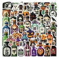 thumbnail image 5 of 50 Pieces Halloween Stickers Waterproof PVC Decals Labels For Water Bottles Phone Laptop Tablet Bottle Cartoon Design, 5 of 8
