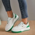 thumbnail image 2 of NOKIO Women Chunky Sneakers Arch Comfortable Casual Platform Fashion Sneaker Ladies Fashion Color Blocking Leather Lace Up Comfortable Thick Soled Casual Sports Shoes, 2 of 7