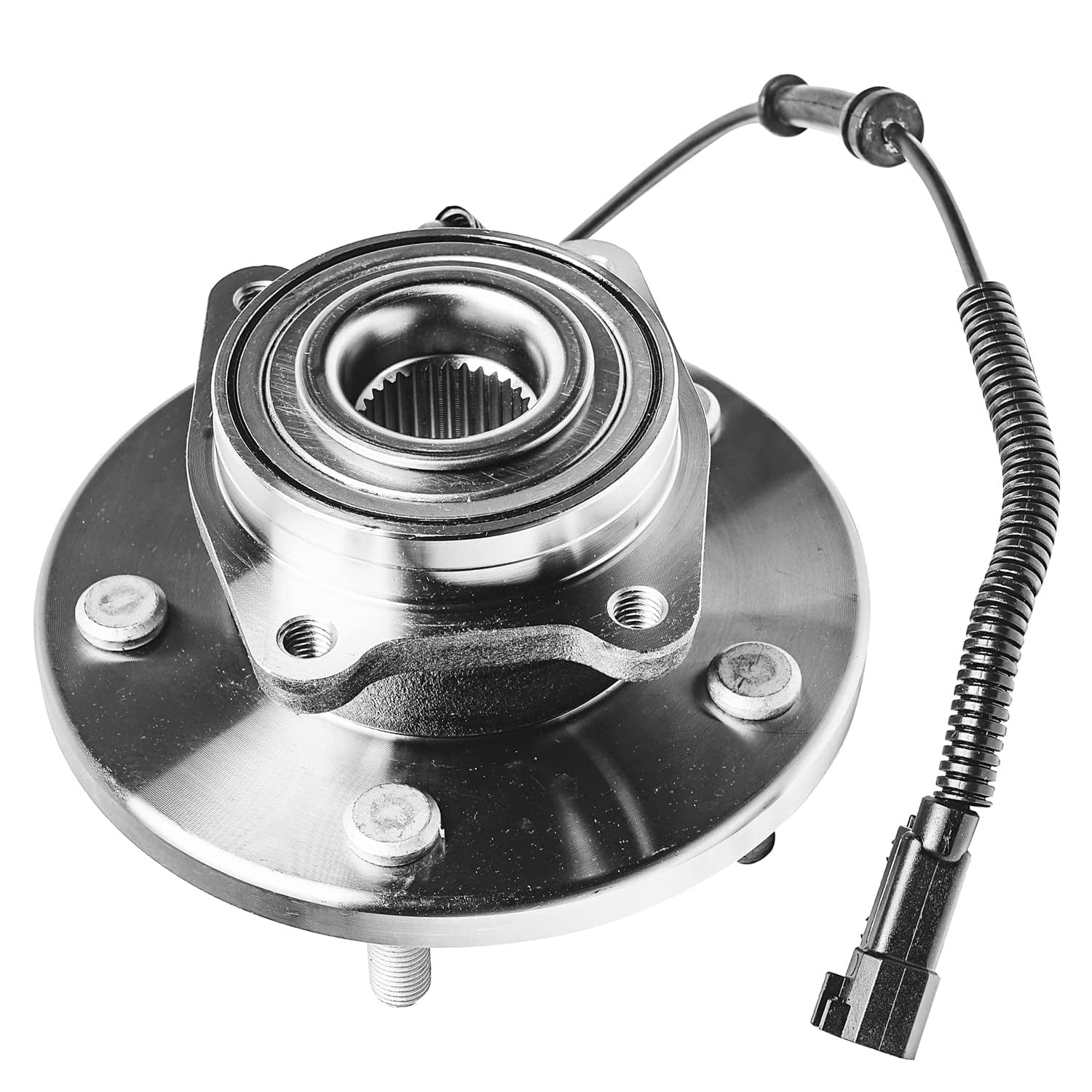 Detroit Axle - 2 Front Wheel Bearing Hubs for Dodge Grand Caravan Chrysler Town & Country Volkswagen Routan Ram C/V, Replacement Wheel Bearing and Hubs Assembly Set