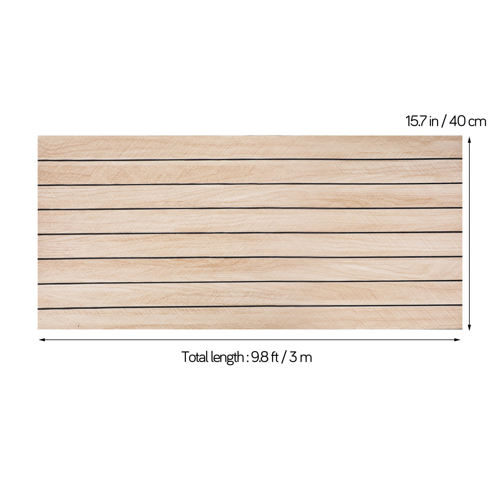 LOLIPPYY Wood Grain Peel and Stick Wallpaper Roll - 40cm x Self-Adhesive Removable Wall Panels for Bedroom and Living Room Decoration