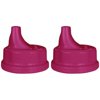 Lifefactory Sippy Caps for Baby Bottles - 2pk - Raspberry