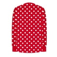 thumbnail image 5 of VOONCAS Womens Tops Fall Winter Print Crew Neck Casual Long Sleeve Red Going Out Tops for Women Size 3XL, 5 of 6