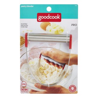Heavy Duty Stainless Steel Dough Blender - 5-Blade Pastry Cutter, Comfort Grip Handle, Easy To Clean