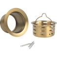 thumbnail image 5 of Gold Extended Sink Flange with Deep Basket Strainer, Deep Garbage Disposal Sink Flange for Kitchen Sink, Fit for 3-1/2 Inch Standard Sinks Drain Hole, 5 of 7