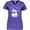Purple, variant on Inktastic Holiday Snowman Women's V-Neck T-Shirt