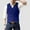Blue, variant on Mens Vests Casual Qiggri Men's New Fashion Blazer Solid Breasted Slim Waistcoat V-Neck Tank Top Suit Vest For Men
