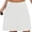 B1-White, variant on Women's 2-in-1 High Waisted Tennis Skort with Pockets, White Athletic Golf Skirt with Built-in Shorts, Size M