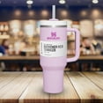 thumbnail image 5 of 40oz Stainless Steel Cup Double Insulated Automobile Cup With Handle Bingba Beer Cup 40oz Glass Mug Set with (AA-Pink, One Size), 5 of 5