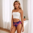 thumbnail image 4 of Womens Underwear - No Show Seamless Underwear for Women, Hawaiian Style Colorful Sunset Soft Stretch Women's Panties, Hipster Ladies Panties Breathable Bikini Underwear Briefs, 4 of 5