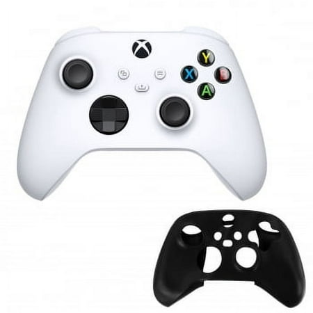 Microsoft Xbox Series X/S Controller in White with Silicone Sleeve Xbox Series