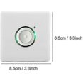 thumbnail image 4 of 2024 New Wall Timer - Ac110-250v Outdoor Led Touch Delay Timer Switch With 16 Levels Delay Settings And Digital Countdown Timer Interruption Functio, 4 of 5