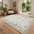 thumbnail image 2 of Modern Area Rug 8x10 Soft Wool-Like Touch, Machine Washable, Collapsible, Non-Slip Carpet, Low Pile, 2 of 8
