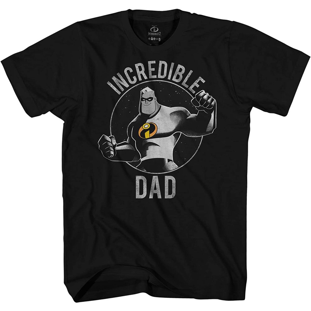Disney Mr Incredible Dad 1 Adult Tee Graphic TShirt for