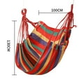 thumbnail image 6 of sunsanly Hammock Chair Foldable Heavy Duty Lightweight Portable Handmade Cotton Weave Indoor Outdoor Garden Tree Hanging Swing Chair Seat, 6 of 8
