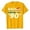 A-Yellow18, variant on XIAOCHA Mens Retro T Shirt Short Sleeve 90s Graphic Print Tee Comfortable Casual Party Top