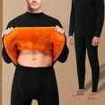 thumbnail image 2 of Blekii Thermal Underwear Set for Men & Women, High Neck Winter Base Layer, Gold Fleece Lined Warm Top & Pants, Thickened Cold Protection Set, Ideal for Seniors Or Outdoor Work, Full, 2 of 8