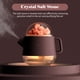thumbnail image 3 of Humidificador de piedra de sal de cristal de 360 ml con forma de tetera, humidificador de niebla cálida, 3 of 8