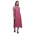 thumbnail image 1 of Bimba Robe de Plage Dos Nu Longue à Col Licou Imprimée pour Femmes - TTTG, 1 of 6