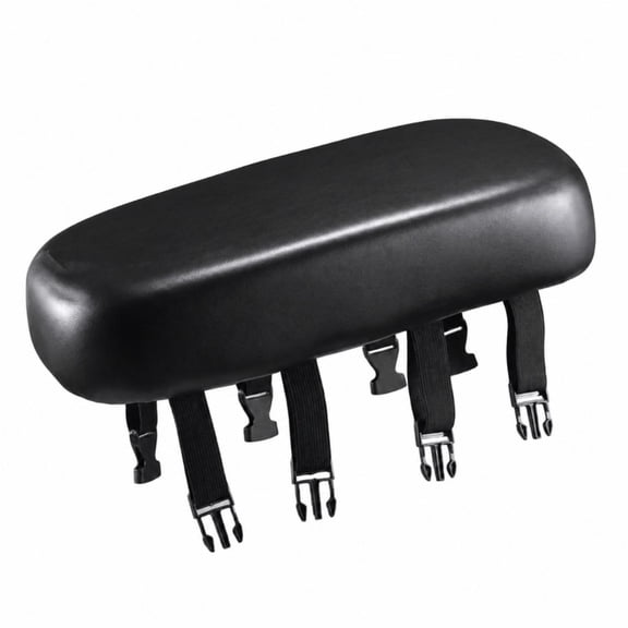 QccHieUs Electric Bike Rear Seat Cushion Waterproof Electric Cycle Passenger Seat Pad Black