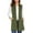 Green, variant on Diufon Womens Long Cardigan Lightweight Sleeveless Vest Tops Solid Color Blouses Coat with Pockets