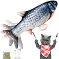 thumbnail image 2 of WJ - Simulated electric Carp Pet Toy uSB Rechargeable Cat Toy Plush Toy Small Plush Stuffed animal,Kids Toys for ages 2 up, 2 of 6