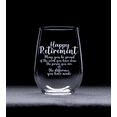thumbnail image 3 of C&M Personal Gifts 17 oz Happy Retirement Stemless Wine Glass - Retirement Themed Gift, 3 of 5