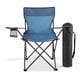 thumbnail image 1 of Silla Plegable para Camping Pesca Playa y Exteriores de Lona Impermebale con Porta Vaso Ligera Silla para Exterior Ergonomica con Estructura de Acero y Funda Transportadora (Azul Grisaceo) Gaon, 1 of 5