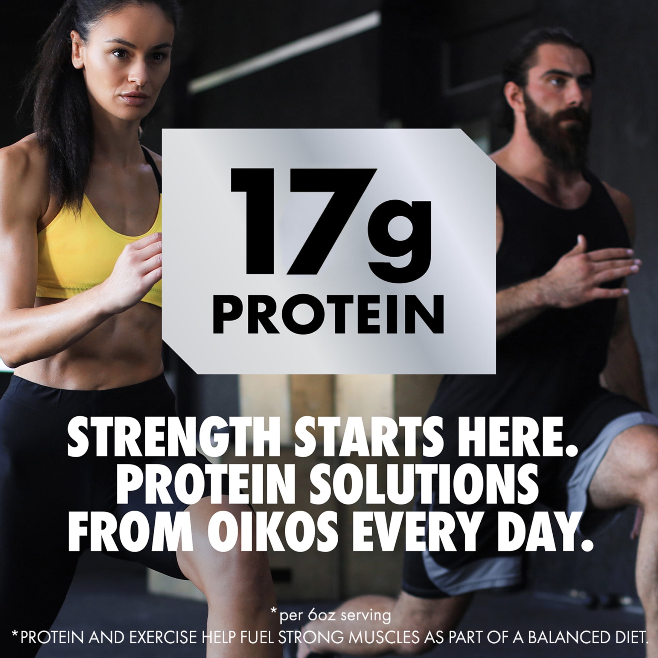 Oikos Triple Zero 17g Protein&nbsp;Vanilla Greek Yogurt, 100 Calories, 0g Added Sugar and 0 Artificial Sweeteners,&nbsp;Nonfat&nbsp;Yogurt, Great High Protein Snack,&nbsp;32 oz Tub