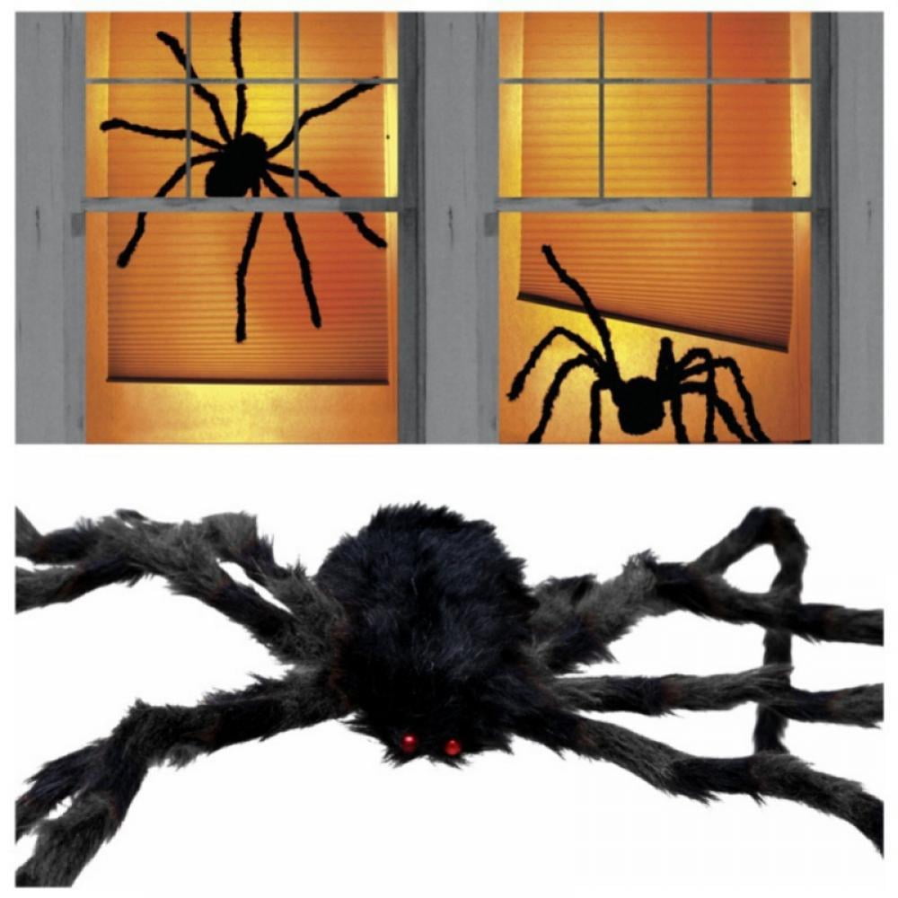 Halloween Outdoor Decorations Scary Giant Spider Fake Large Spider ...