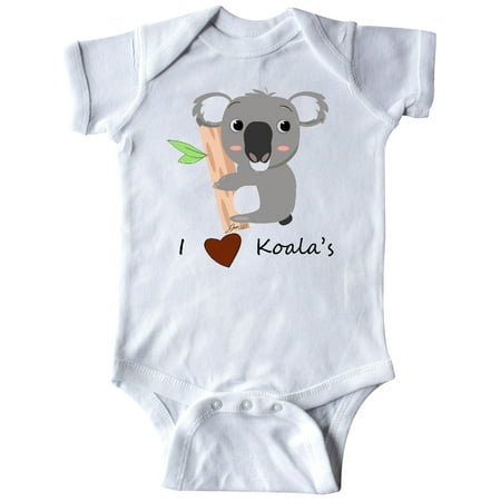 

Inktastic I heart Koalas Gift Baby Boy or Baby Girl Bodysuit