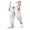B03-White, variant on Boys Harem Jogger Pants Lightweight Loose Fit Sweatpants Elastic Cuff Breathable Summer Bottoms 2-14 Years