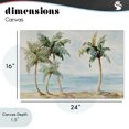 thumbnail image 4 of Stupell Industries Transitional Palm Trees in Paradise Canvas Art, 24 x 16, by Lanie Loreth, 4 of 8
