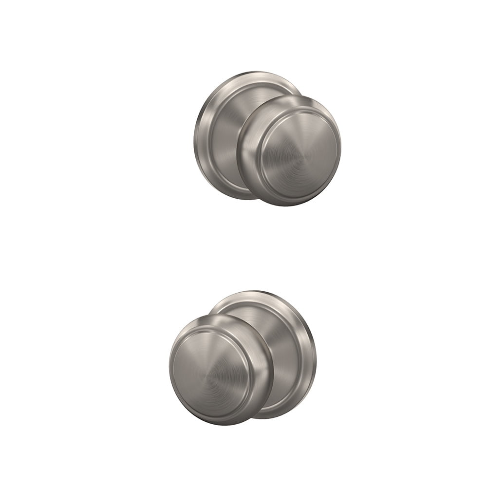 Schlage Fc21-And-Ald Custom Andover Passage & Privacy Door Knob Set - Nickel