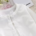 thumbnail image 3 of Kogui Baby Sweater Girls Cardigan Sweater School Uniforms Button Long Sleeve Knit Tops 2T 3T (White,2-3 Years), 3 of 4