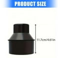 thumbnail image 5 of 4Inch to 2 -1/2inch Dust Collection Hose Cone Reducer Attachment for Dust Collection System Plastic Woodworking Tool, 5 of 8