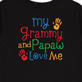 thumbnail image 4 of Inktastic Grammy and Papaw Love Me Grandchild Boys or Girls Long Sleeve Toddler T-Shirt, 4 of 5