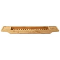 thumbnail image 5 of Mind Reader Bathtub Tray, Shower Organizer, Bathroom Accessory, Wood Tray, Rayon from Bamboo, Brown, 5 of 8
