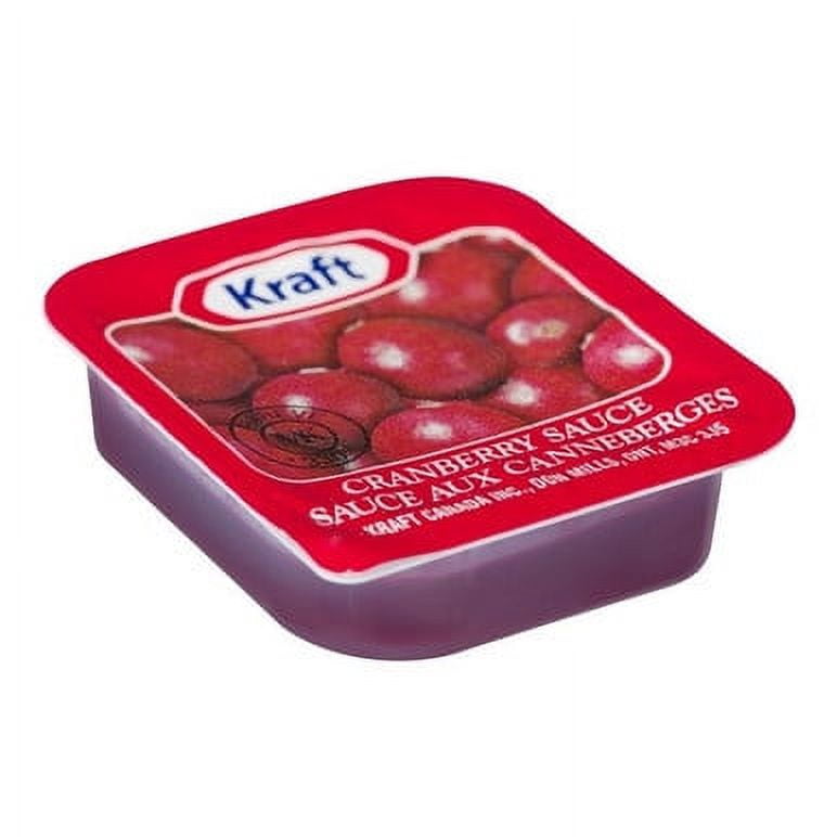 Kraft Cranberry Sauce Portion Pack, 16 ml / Unit, 200 Units / Case - Perfect for Individual Servings