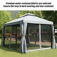 thumbnail image 4 of Toit de Remplacement pour Auvent, Toit Résistant à l'Eau pour Extérieur, Protection Solaire UV50+, Installation Facile pour Fête d'Anniversaire, Expositions, 4 of 7