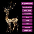 thumbnail image 4 of vidaXL Décoration de Noël en Acrylique Renne 140 LED 120 cm Colorée, 4 of 5
