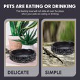 thumbnail image 3 of unbranded Bowl De Resina Negro Para Reptiles Con Base Antideslizante Para Y Comida, 3 of 8