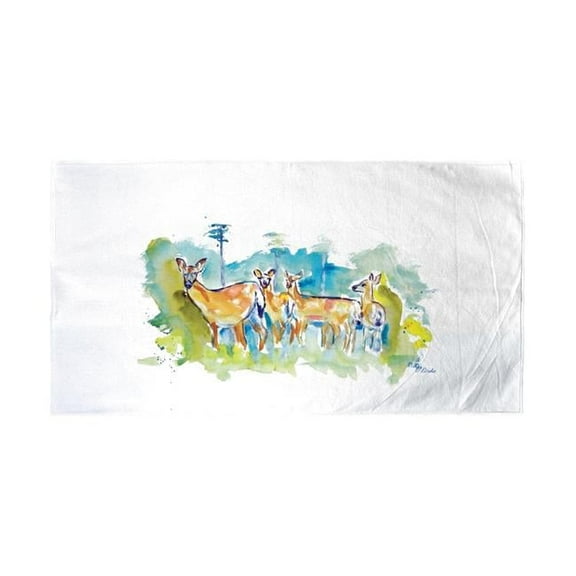 Betsy Drake BT669 Deer Herd Beach Towel