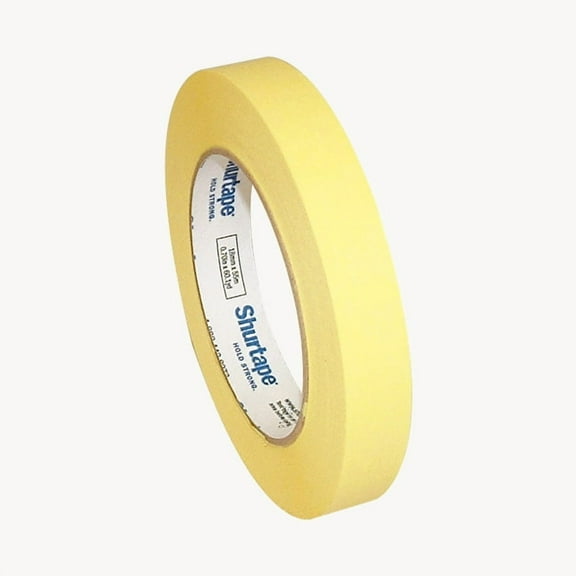 Shurtape Colored Masking Tape (CP-631): 3/4 in. x 60 yds. (Yellow)