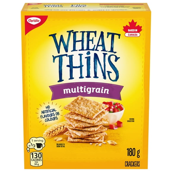 Wheat Thins Multigrain Snacking Crackers, 180 g