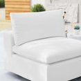 thumbnail image 4 of Lounge Sofa Middle Chair, Sunbrella, White, Fabric, Modern Contemporary, Outdoor Patio Balcony Cafe Bistro Garden Furniture Hotel Hospitality, 4 of 8