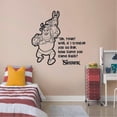 thumbnail image 2 of If I Treated You So Bad, How Come You Came Back? - Shrek Movie Quote Vinyl Wall Art Wall Decal Wall Sticker Decoration Home Room Kids Childrens Room Boys Girls Nursery Kindergarten Size (10x10 inch), 2 of 3